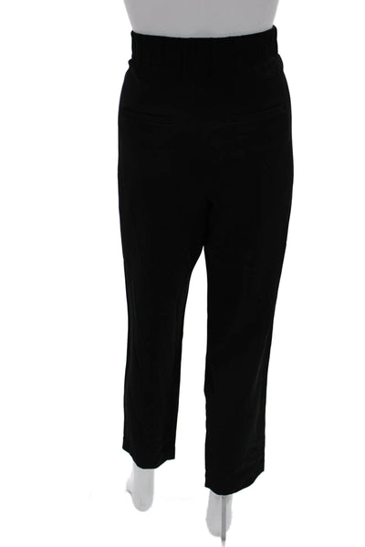 Vince Women Cropped Ankle Dress Pants Black Petites Size XS