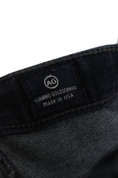 AG Adriano Goldschmied Women Ankle Skinny Jeans Dark Blue Petite Size 24