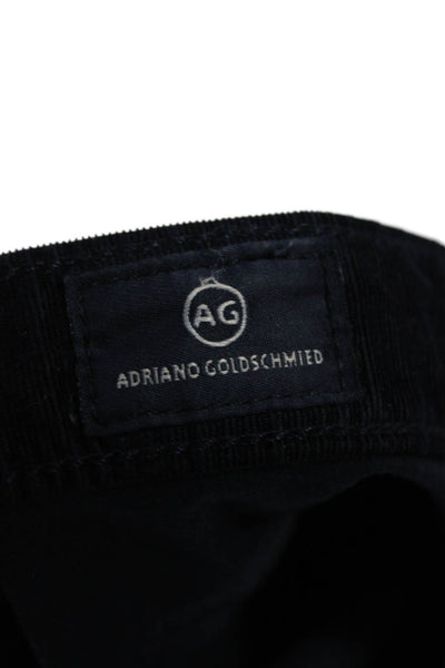 AG Adriano Goldschmied Women Skinny Jegging Dark Blue Cotton Lycra Size 24