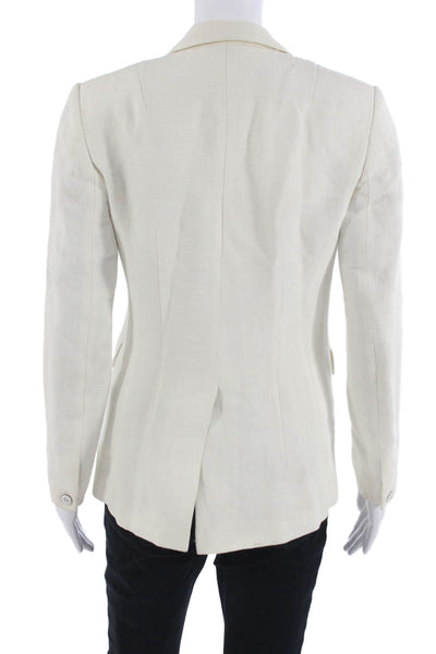 Rag & Bone Womens Textured One Button Long Sleeve Lined Blazer Beige Size 0