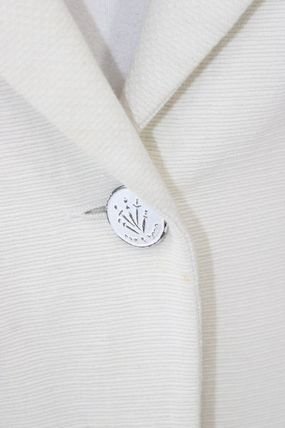 Rag & Bone Womens Textured One Button Long Sleeve Lined Blazer Beige Size 0