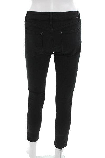DL1961 Women Skinny Ankle Jeans Black Low Rise Inseam 28 Size 27