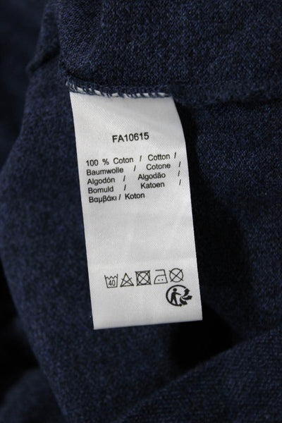 Lacoste Mens Cotton Collar Short Sleeve Polo Shirt Dark Blue Size 3XL
