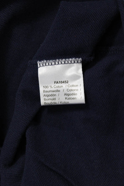 Lacoste Mens Cotton Collar Short Sleeve Polo Shirt Dark Navy Size 3XL