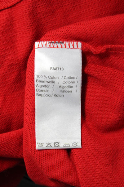Lacoste Mens Cotton Collar Short Sleeve Polo Shirt Bright Red Size 3XL