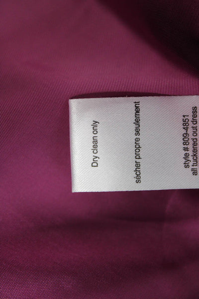Nanette Lepore Women Shift Dress Purple Sleeveless Acetate Short Size S