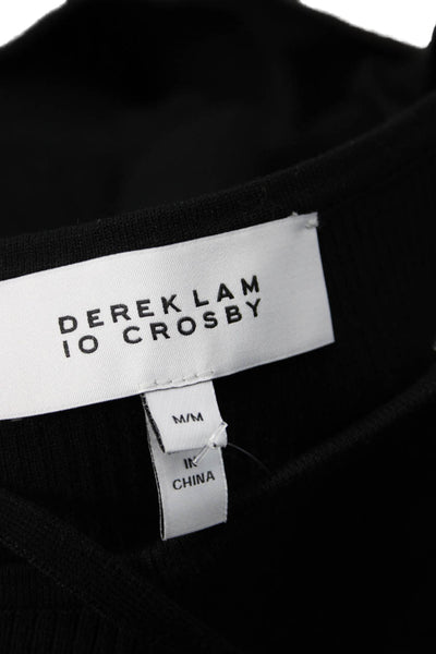 Derek Lam 10 Crosby Womens Basic Camisole Black Buckle Size M