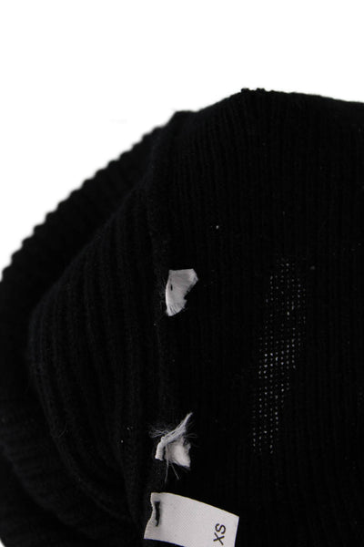 Closed Women Basic Tank Crew Neck Black Cotton Solid Size XS
