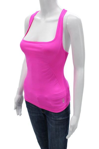 Free People Womens Camisole Pink Square Neck Sleeveless Size L