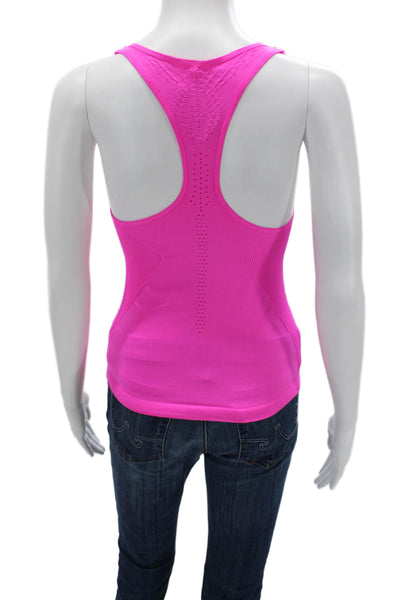 Free People Womens Camisole Pink Square Neck Sleeveless Size L