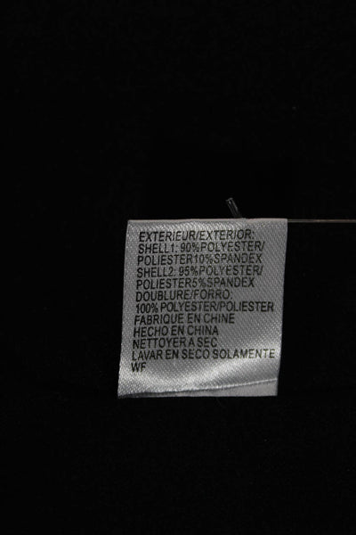 Catherine Catherine Malandrino Women Motorcycle Jacket Black Zip Size 10