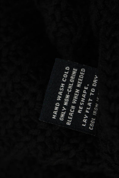 525 America Unisex Black Full Zip Cardigan Cotton Long Sleeve Size XS