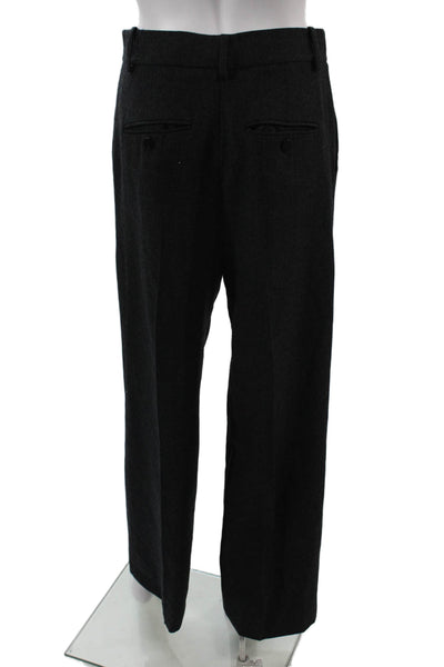 Theory Mens Dress Pants Black 100% Virgin Wool Classic Size 4