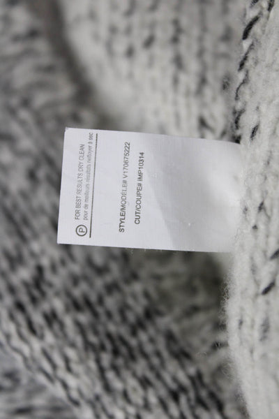 Vince Unisex Pullover Long Sleeve Sweater Beige Wool Silk Cashmere Size XS