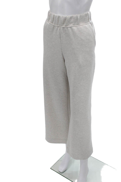 MPG Women Cropped Sweatpants Gray Size M