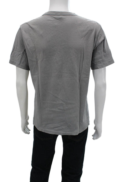 Uniqlo Mens Gray Cotton Crew Neck Short Sleeve Classic T-Shirt Size M