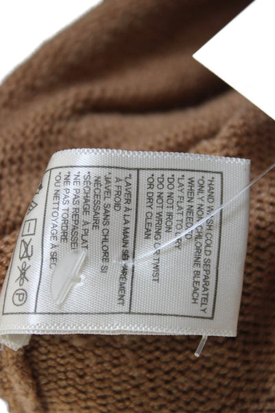 BB Dakota x Steve Madden Womens Pullover Turtleneck Sweater Brown Size S
