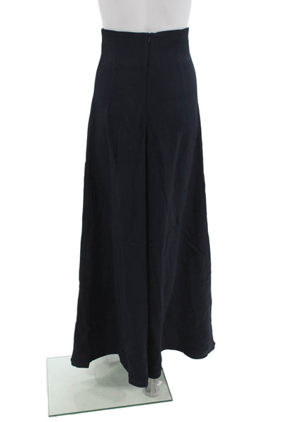 A.W.A.K.E Womens Maxi Pants Dark Blue 97% Viscose 3% Elastane Size 24