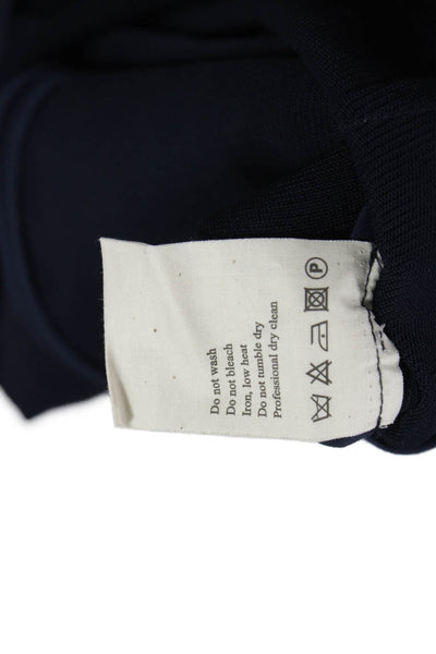 A.W.A.K.E Womens Maxi Pants Dark Blue 97% Viscose 3% Elastane Size 24