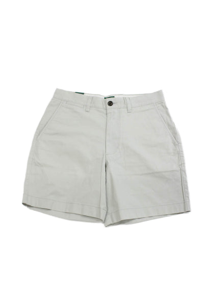 J Crew Mens Chino Shorts Gray Cotton Stretch Size 28
