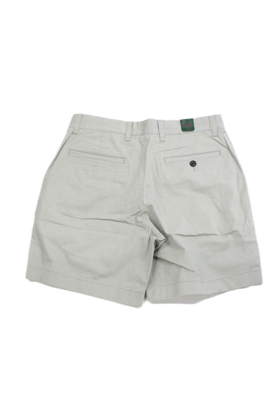 J Crew Mens Chino Shorts Gray Cotton Stretch Size 28