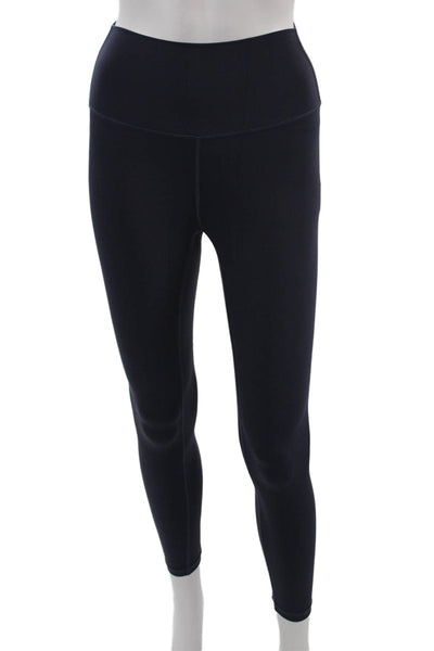 Allfenix Women Ankle Leggings Dark Blue Nylon Spandex Size XS