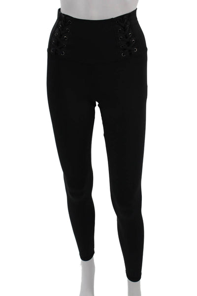 Strut This Women Ankle Jegging Black Lace Up Gothic Size One Size