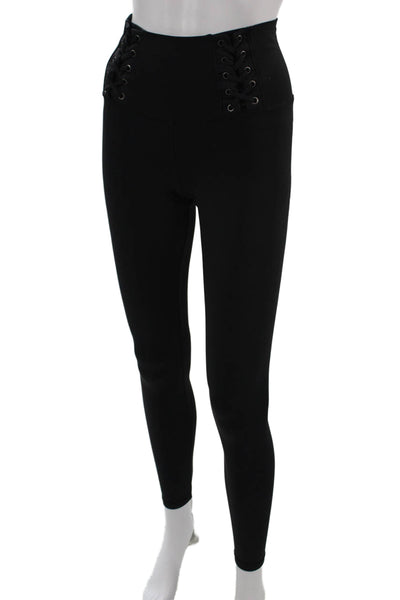Strut This Women Ankle Jegging Black Lace Up Gothic Size One Size