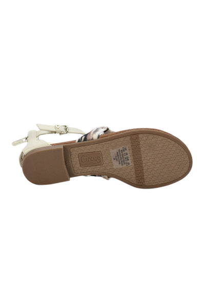 Circus by Sam Edelman Womens Cliff Thong Sandals White Size 6.5
