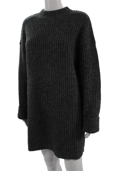 Lovers + Friends Unisex Dark Gray Pullover Sweater Long Sleeve Size M
