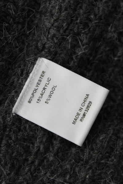 Lovers + Friends Unisex Dark Gray Pullover Sweater Long Sleeve Size M