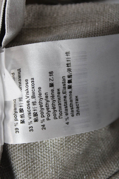 Marccain Womens Dress Pants Beige Geometric 30in Inseam Size 2