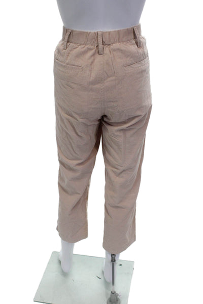 G1 All Purpose Goods Womens Cropped Chino Pants Beige Cotton Size 4