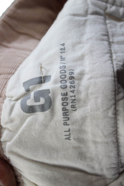 G1 All Purpose Goods Womens Cropped Chino Pants Beige Cotton Size 4