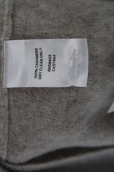 Nordstrom Unisex Pullover Beige Crew Neck Long Sleeve Size M