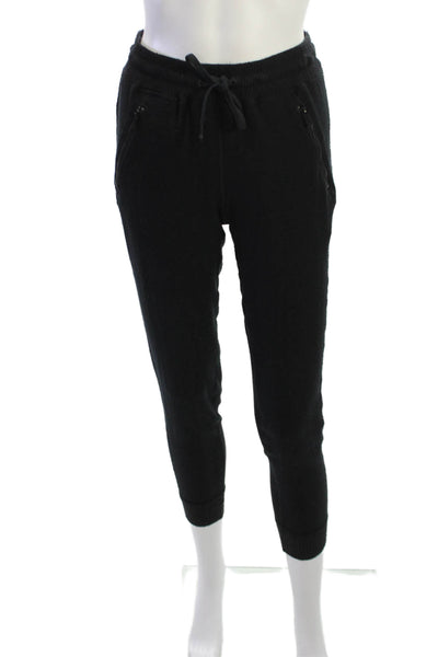 ALALA Womens Drawstring Waist Jogger Sweatpants Black Size Extra Small