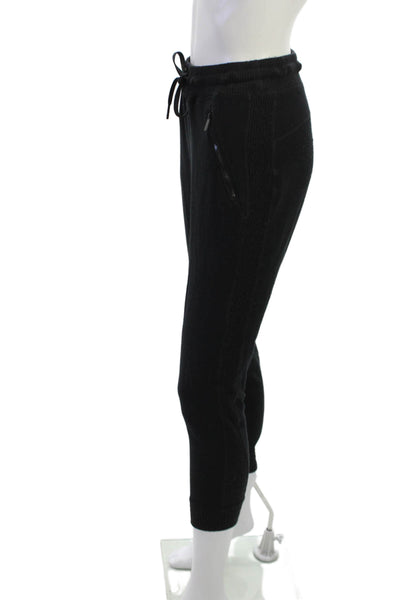 ALALA Womens Drawstring Waist Jogger Sweatpants Black Size Extra Small