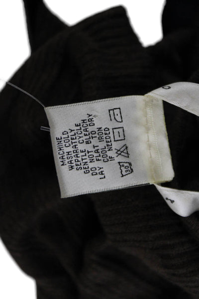 Max Studio Women Fit & Flare Sweater Dress Brown Size XS