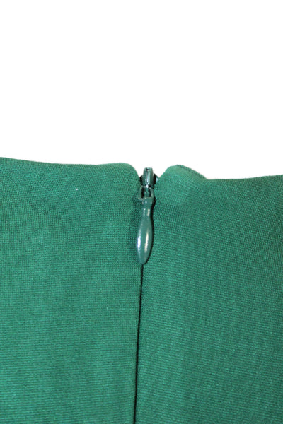 Adelyn Rae Womens Bodycon Wrap Dress Green V Neck Sleeveless Size XS