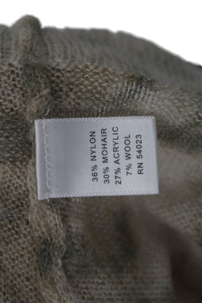 Banana Republic Unisex Cardigan Leopard V-Neck Button Long Sleeve Beige Size PS