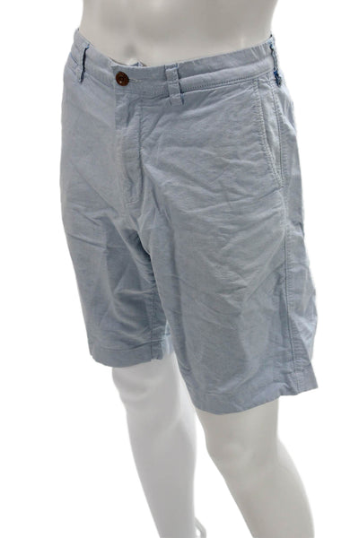 J Crew Mens Light Blue Cotton Chino Shorts Size 34W