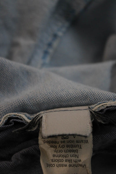 J Crew Mens Light Blue Cotton Chino Shorts Size 34W
