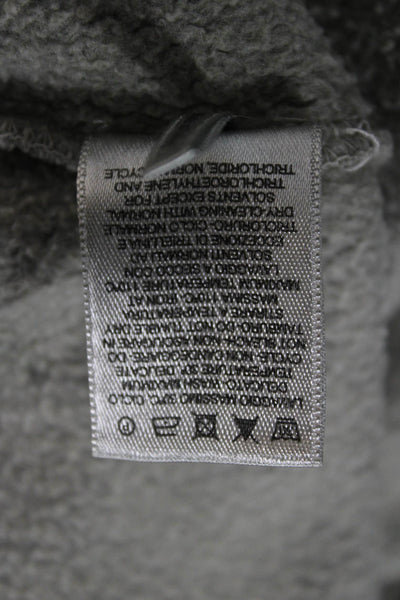 David Naman Unisex Pullover Sweatshirt Gray Crew Neck Designer Size XL
