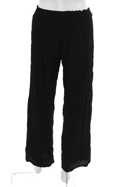 Becca Womens Black Drawstring Rayon Beach Pants Size 24