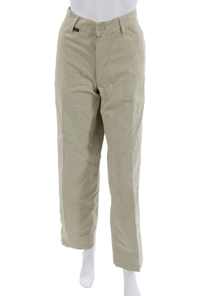 Ems Of Masons Mens Chino Khaki Pants Beige Cotton Button Size 48