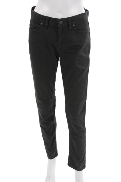 Patagonia Womens Black Ankle Pants Organic Cotton Blend Size 2