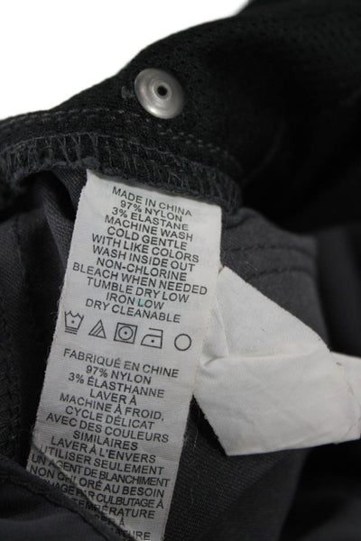 prAna Women Jegging Pants Dark Gray Nylon Elastane Size 2