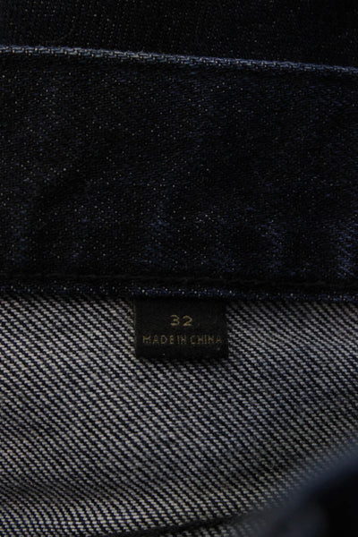 John Varvatos Mens Straight Dark Blue Jeans 94% Cotton Size 33