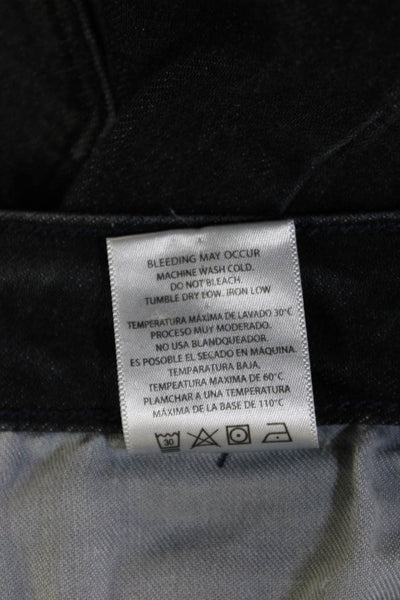 Hidden Women Ankle Skinny Jeans Black Button Mid Rise Size 26