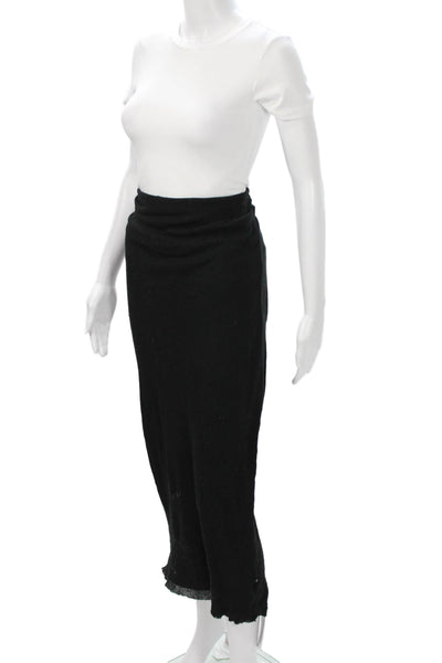 Standard James Perse Womens Straight Pencil Long Black Skirt Size 1
